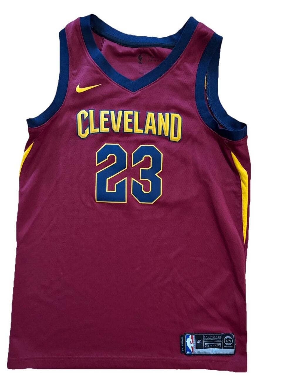 Lebron James Nike NBA Swingman Cleveland Cavaliers Jersey 864467-677 Mens Small